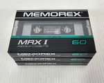 3 Memorex Mrx 1, 60 Premium Audio Cassettes Tape,new Sealed Rare. Fixed Price $10.33.