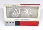 Tdk Ae 30 Blank Audio Cassette Tape (sealed)new!. Fixed Price $11.99.