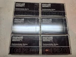 Lot 6 Maxell C120 Communicator Series Cassette Tapes Brand New Sealed. Fixed Price $49.95.
