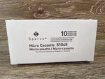 New 10 Pack Sparco Micro Cassette Blank Recording Tapes High Quality 45 Min.. Fixed Price $24.99.