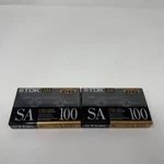 2-NEW & Sealed! Tdk Sa 100 Iec Ii / Type Cassette Tapes. Fixed Price $15.19.