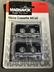 Magnavox Micro Cassette MC60 M62001 Sealed New In Package. Fixed Price $7.95.