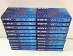 20 Sony C-60HFB Tapes Hi-fi Normal Bias Audio Cassette. Fixed Price $39.99.