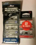 3 Axis High Performance Micro Cassettes Plus 2 Sony 90 Min New. Fixed Price $10.99.