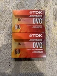 Tdk Digital Video Cassette For Camcorders 60 Minute Tapes Lot Of (2) Sealed. Fixed Price $15.99.