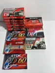 Maxell UR-90 Normal-bias Cassette Tapes & Sony Tdk 60- New Lot Of 13. Fixed Price $19.99.