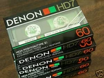 10 Denon HD7-60 Hi Bias Cassette Tapes. Fixed Price $279.95.