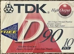 Tdk D90 Cassette Sealed Low Noise High Output 10 Pcs Pack D-90LX Slimline Usa. Fixed Price $25.00.