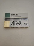 Tdk Ar-x 90 1987 Usa Type I Blank Cassette Tape (1) (sealed). Fixed Price $35.00.