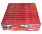 Maxwell Audio Cassettes Normal Bias 24 Pack 90 Minutes 135M/443FT New Unopened. Fixed Price $99.00.