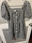 Tape Women Midi Dress Black/white Check Size Petite Small. Fixed Price $14.00.