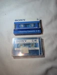 2 Sony C-1K Audio Head Cleaning Cassette Tape Made Japan. Fixed Price $24.99.