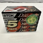 Tdk D90 High Output Pack Cassette Tapes New Sealed Ieci Type Normal D-90S5. Fixed Price $15.95.