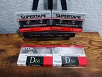 4 New Sealed Cassettes: 2 Realistic Supertape LN-60 & Tdk D60 Blank Audio. Fixed Price $25.00.