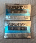 Lot Of 2 Realistic Supertape Metal Blank Cassette 44-960A -sealed. Fixed Price $59.99.