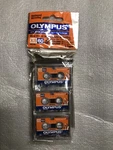 Olympus XB60 Microcassette Recording Audio Tape 3 Pack Brand New. Fixed Price $15.99.