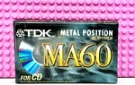 Tdk Ma 60 Type Iv 1997 Europe Blank Cassette Tape (1) (sealed). Fixed Price $41.39.