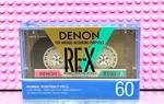 Denon Re-x 60 1987 Japan Type I Blank Cassette Tape (1) (sealed). Fixed Price $31.49.