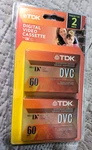 Pack Of 2 Tdk Mini Digital Video Cassette 60 Minute Superior Grade New Dvc. Fixed Price $9.99.