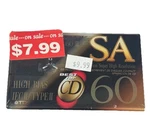 Tdk Sa 60 High Type Ii Blank Audio Cassette Studio New Sealed Pack Of. Fixed Price $79.99.