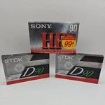 2 Tdk D90 Standard Audio Cassette & 1 Sony HF90. Factory Sealed. Fixed Price $10.99.
