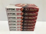 New Tdk Normal Position Type B90 Cassettes Made In Japan (FC74-4 T1263). Fixed Price $42.95.