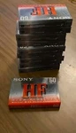 Sony Hf 60 Minutes 10 Blank Audio Cassette Tape Type Factory Sealed. Fixed Price $40.00.