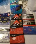 Lot 17 Sony Tdk Fuji Audio Cassette Tapes Vtg Blank Media D90 Hf D60 Mip New. Fixed Price $109.69.