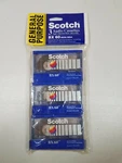 Lot Of 3 Scotch Bx Cassette Tapes 60MIN Low Noise Normal Bias New Sealed. Fixed Price $11.00.
