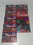 New! Various Sealed Cassette Tapes Sony Cd-it 120, Tdk D90 & 60, Rca RC90. Fixed Price $12.95.