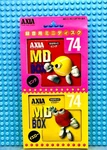Axia Mdc 74 2P Box Twin Pak Blank Mini Disc (2) (sealed). Fixed Price $35.99.