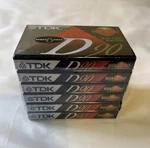 6 New Tdk D90 High Output Audio Cassette Tape Iec / Type 1. Fixed Price $13.00.