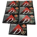 **7 Pack Tdk D90 Blank Audio Cassette Tapes High Output Ieci/type New Sealed. Fixed Price $18.00.