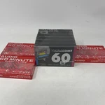 New Lot Of 9 Audio 60 Minute Blank Cassette Tapes Low Noise 120 Ps Eq 3. Fixed Price $12.50.