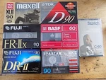 Maxell Fuji Tdk Basf Scotch Cassette Tape Lot Of (7) Nos Blank. Fixed Price $9.99.