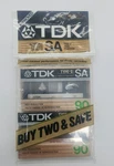 Tdk Sa 90 High Bias Cassette Tapes 2-PACK New Sealed Vintage Blank Audio. Fixed Price $19.99.