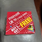 Maxell Ur 90 Audio Cassette 6 Pack (sealed) Vintage. Fixed Price $23.99.