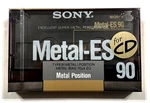 Sony Metal-es 90 Audio Cassette Blank Tape Sealed Made In Japan Type Iv V2. Fixed Price $89.99.