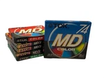 Tdk MD-74 Minidisc Colored Recordable (6 Discs). Fixed Price $44.99.