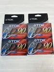 Tdk Blank Cassette Tapes D90 High Output Ieci/ Type 1 Audio Lot Of 4 Recordable. Fixed Price $7.19.