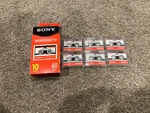 New 2 Sony Micro Cassettes 90 Minutes Each. Open Pack Six Left. 6. Fixed Price $10.00.