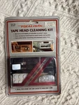 *new Vintage Radio Shack Realistic Cassette Tape Head Stereo Cleaning Kit. Fixed Price $15.00.