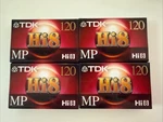 Tdk HI8 Mp Video Cassette Black (P6-120HP). Fixed Price $18.50.