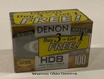 Denon HD8 100 Minute High Bias Type 2 Audio Blank Cassette Tape 4-PACK New. Fixed Price $84.99.