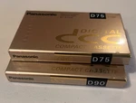 Panasonic "two" Dcc Digital Compact Cassettes 1 D90 & D75. Fixed Price $32.99.