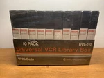 Pack Universal Vcr Library Storage Cases UVL-010 Vhs Beta Vintage Nos. Fixed Price $25.00.