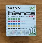 New Sony Md 74 Bianca Minidisc Lot Of 10 260404. Fixed Price $107.80.