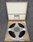 Vintage Scotch Metal 10 1/2" Take Up Reel 120 Professional 1/4 Recording Tape. Fixed Price $49.99.