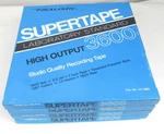 Realistic Supertape 3600 Reel And Box 1/4 7IN, Set Of - Nos, Free Shipping. Fixed Price $50.00.