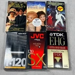 Mixed Vhs Tape Lot 6PC Movies & Blank T-120 Sealed Saturday Night Fever Jvc Tdk. Fixed Price $24.99.